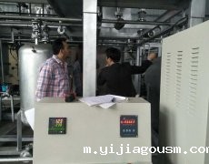 黎巴嫩客户来公司考察检验废油过滤蒸馏设备