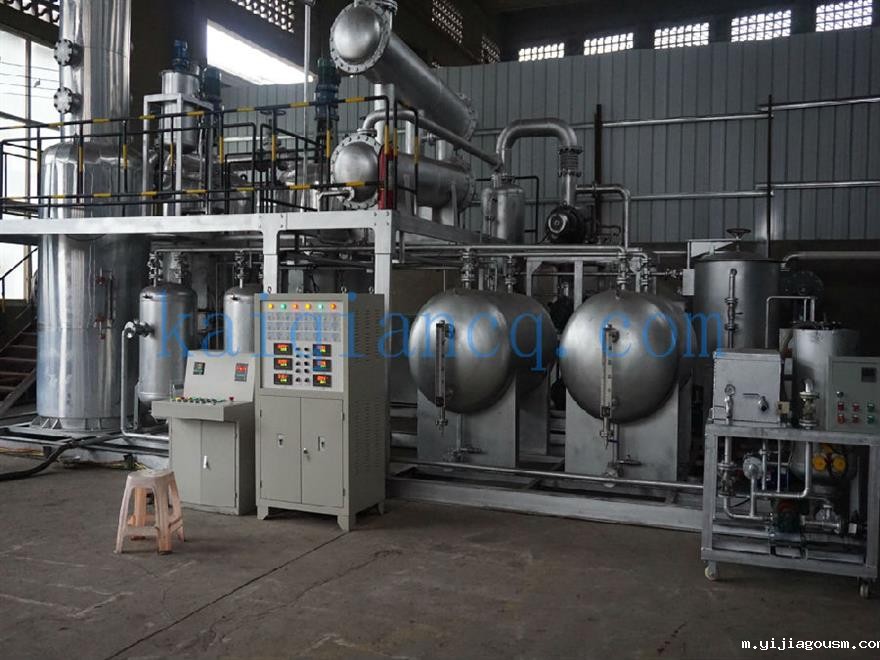 蒸馏设备图 (2).jpg 拉脱维亚客户考察废油过滤设备