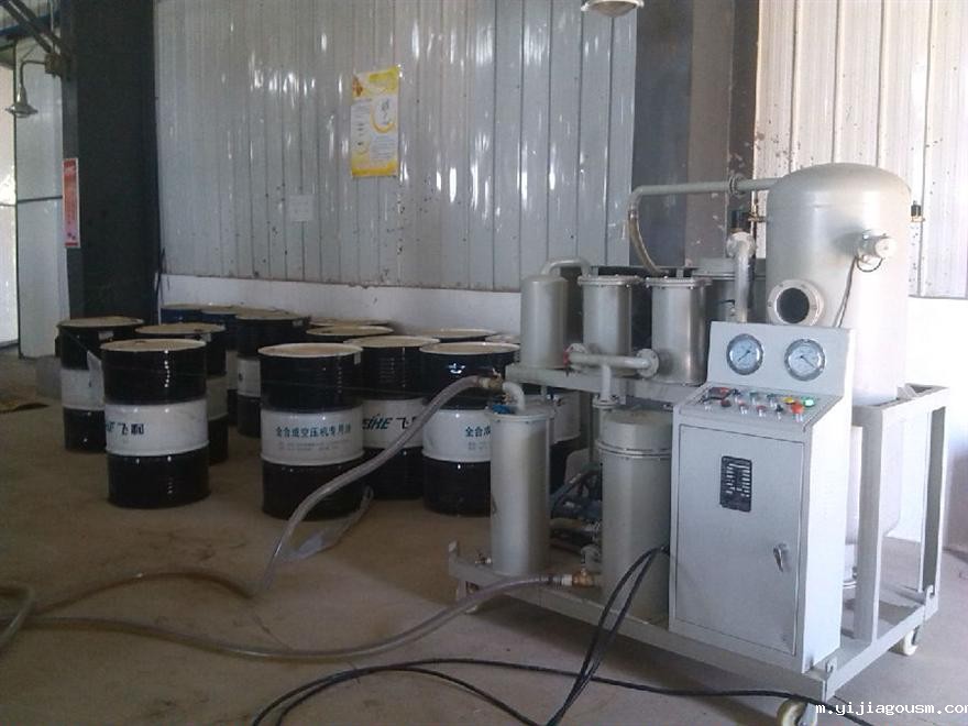 滤油机现场使用图