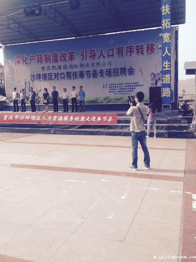 沙坪坝区对口帮扶奉节县专场招聘会