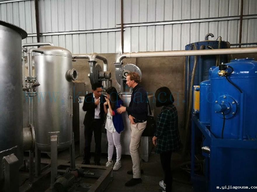 废油蒸馏柴油设备验收合格