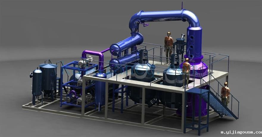 废油蒸馏柴油设备验收合格