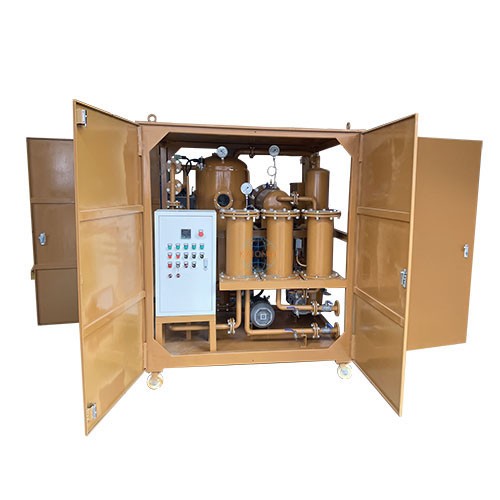 聚结式真空滤油机-带加热